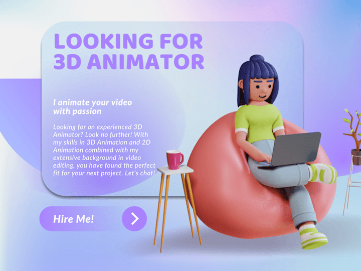 Cover image for Professional 3D Animator