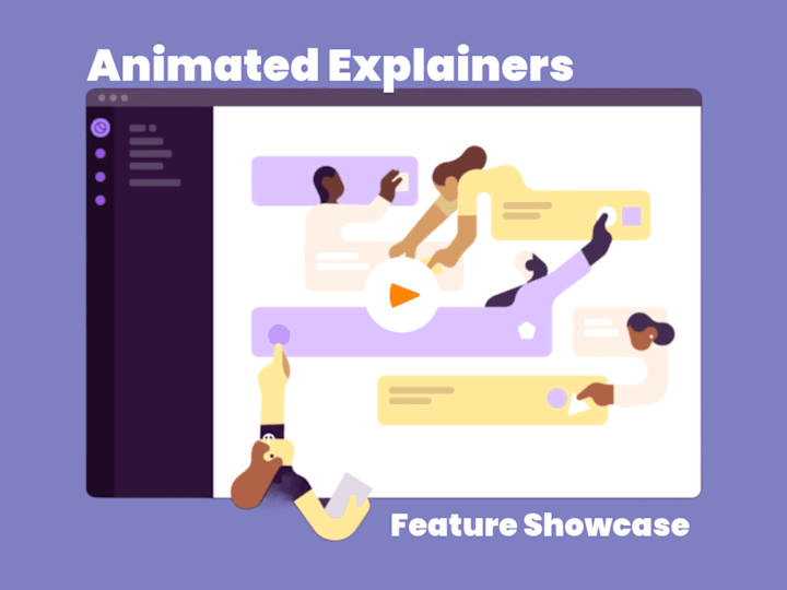 Cover image for 🍊 2D Explainer Videos (Feature Showcase, Onboarding, Events)