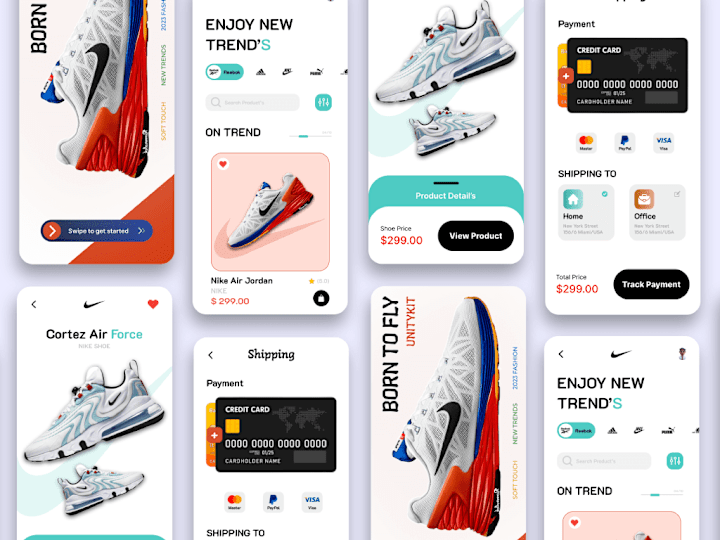 Cover image for Shoes E-Commerce Mobile App Design