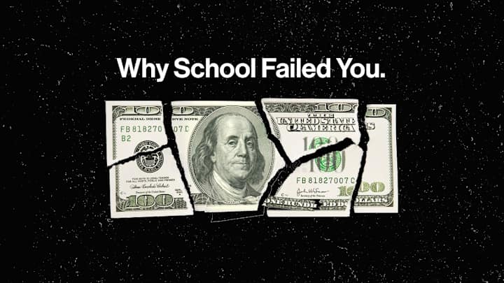 Cover image for Answer in Progress - what school didn't teach you about money