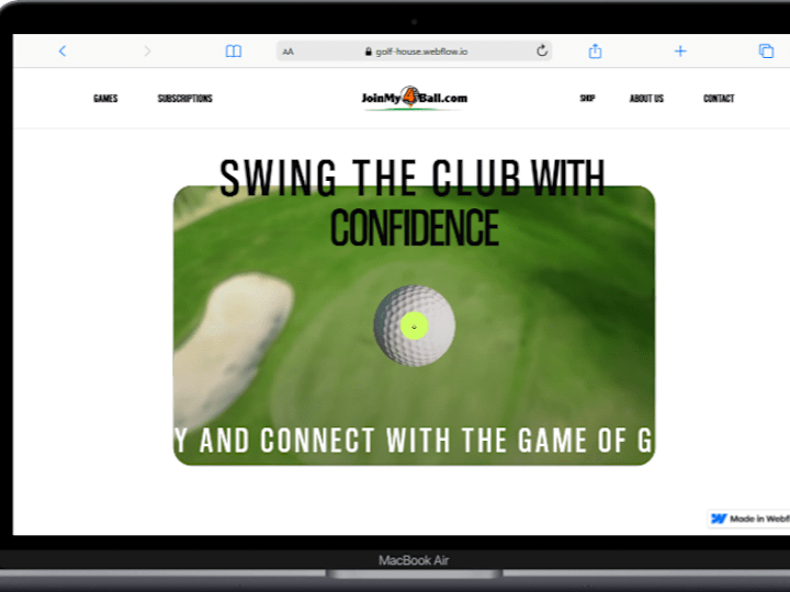 Cover image for Golf House – Exploring the possibility with Golfing