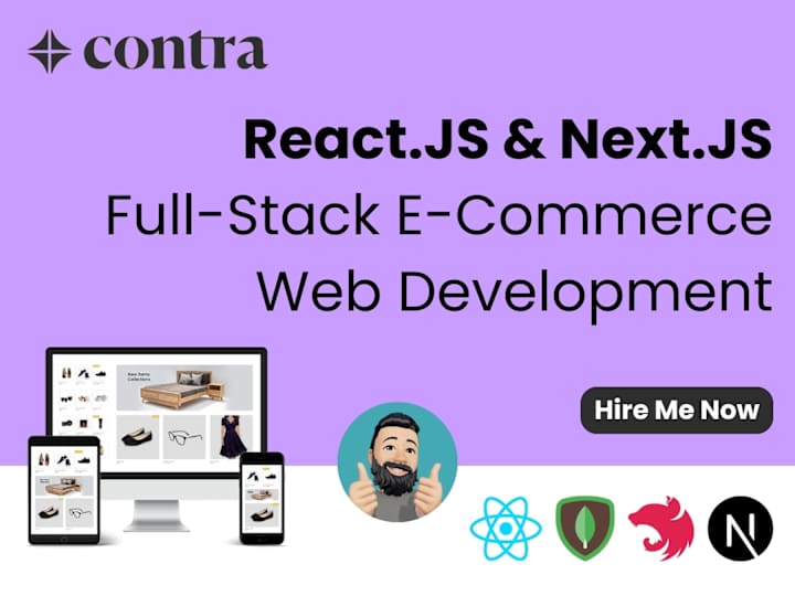 Cover image for Full-Stack E-Commerce - Web Development With React & Next.JS