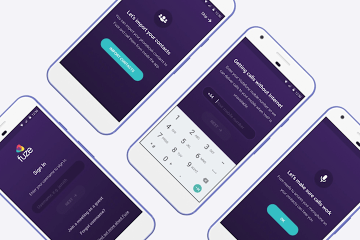 Cover image for Fuze Mobile App Design