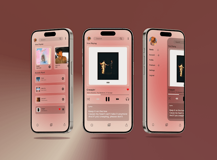 Cover image for Mobile Music App Design :: Behance