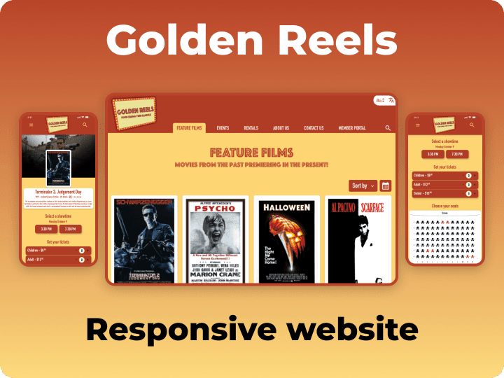 Cover image for Golden Reels: your cinema time capsule
