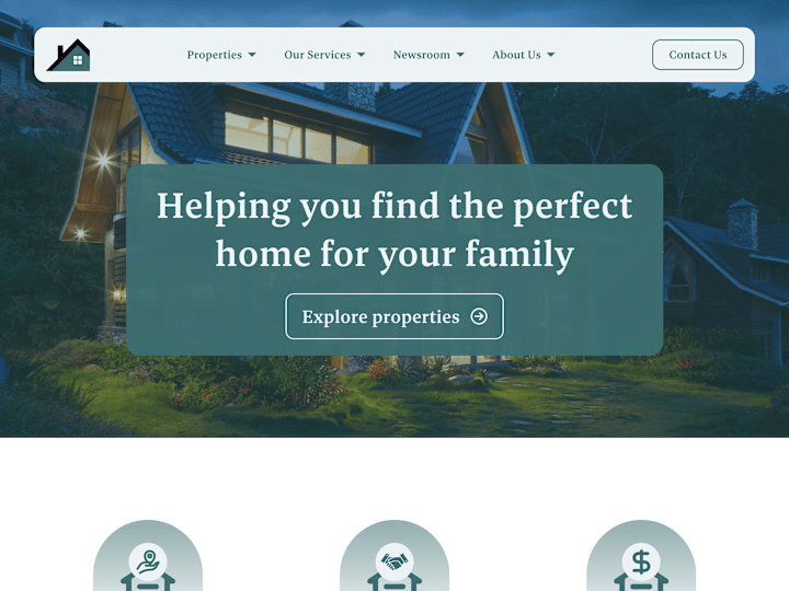 Cover image for Real Estate Agency Website