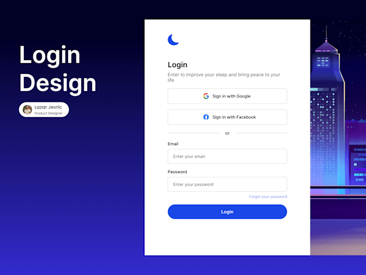 Cover image for Login Design Concept