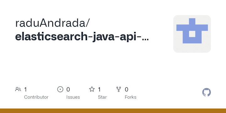 Cover image for raduAndrada/elasticsearch-java-api-client-example