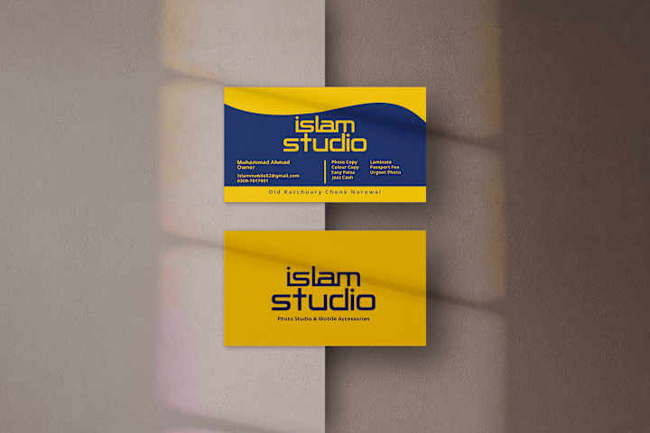 Cover image for Islam Studio Business Card Design