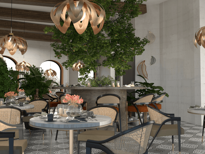 Cover image for Architectural Visualization of a Resturant Building