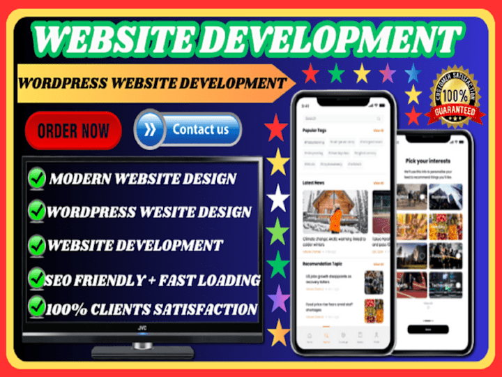 Cover image for I will create a wordpress website design, blog or website