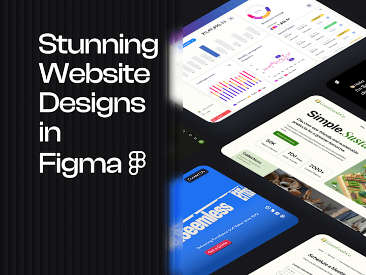 Cover image for Figma Website Designs | Captivating,Custom & Creative Solutions