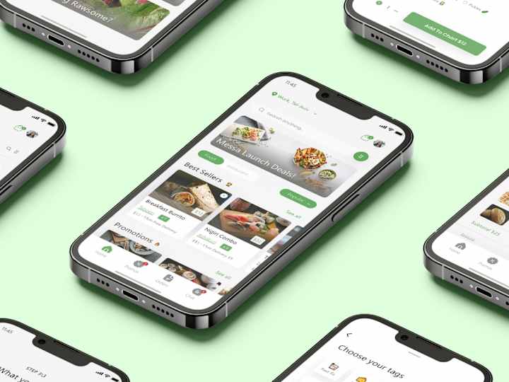 Cover image for Ux Design and Visual Concept For - Eatos Food Delivery