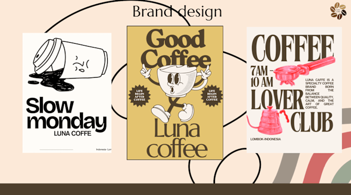 Cover image for Brand design for a coffee shop