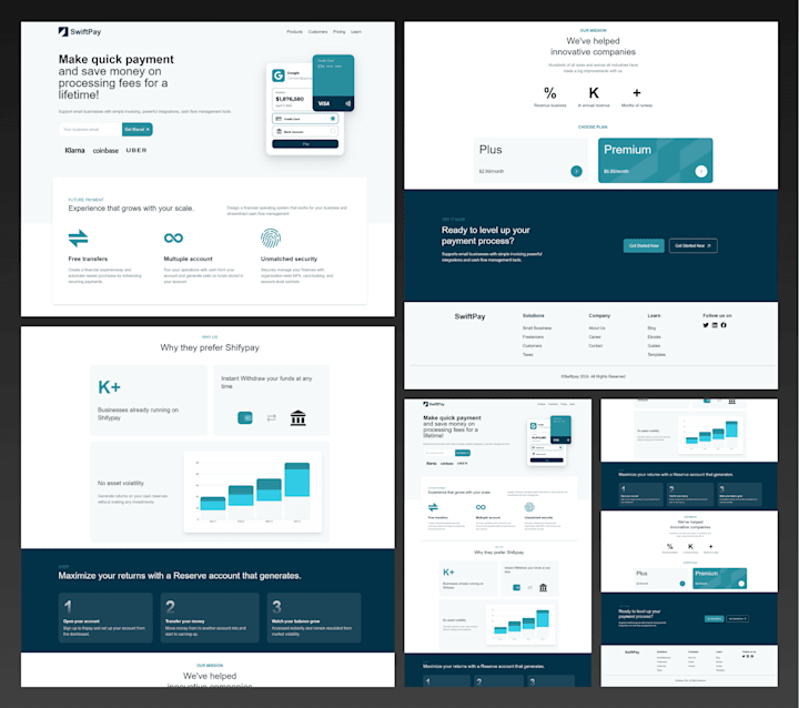 Cover image for SwiftPay - [Landing Page]