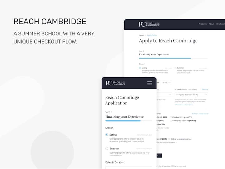 Cover image for Program Search and Signup UX