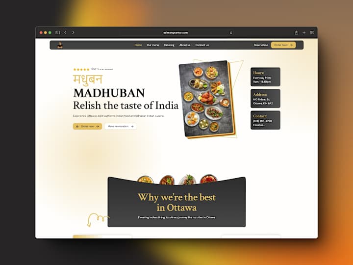 Cover image for Madhuban Indian Cuisine