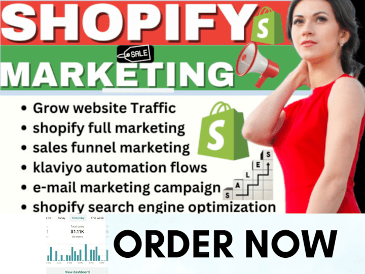 Cover image for shopify Marketing wix ecwid sales advertising and promotion