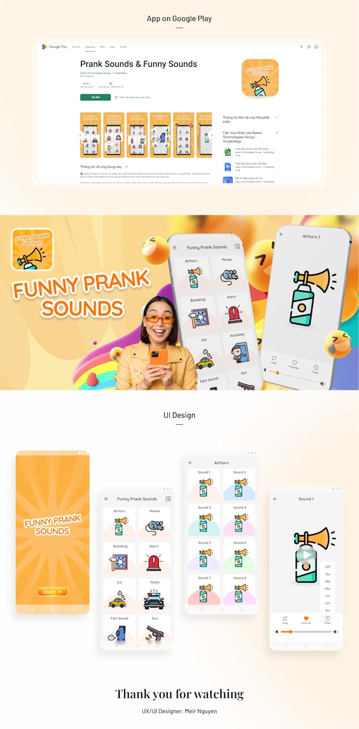 Cover image for Prank Sounds & Funny Sounds