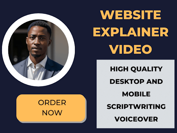 Cover image for I will create simple website explainer video and website promo