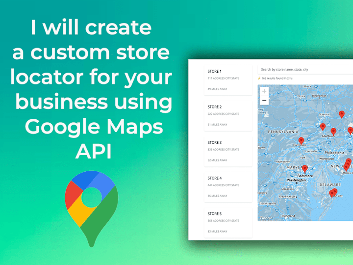 Cover image for Google Maps API Store Locator