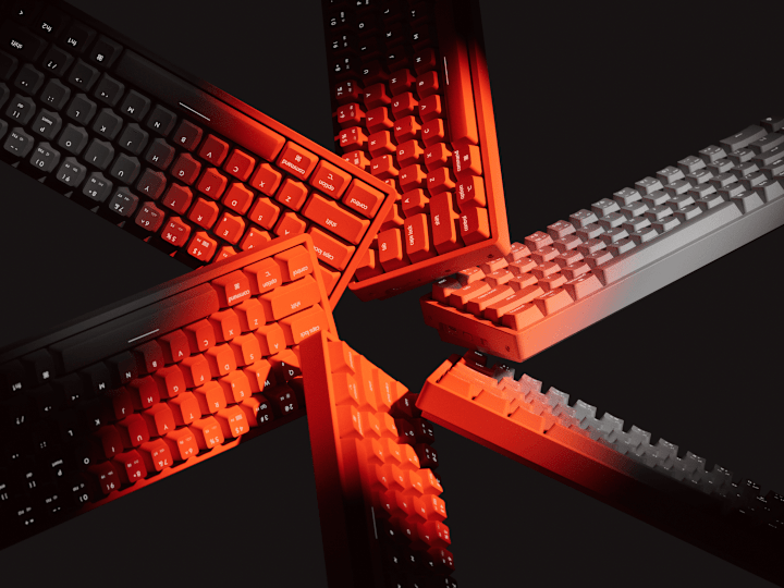 Cover image for Keyboard Keychron K6 Motion Design Video (Cinema 4d, Redshift, …