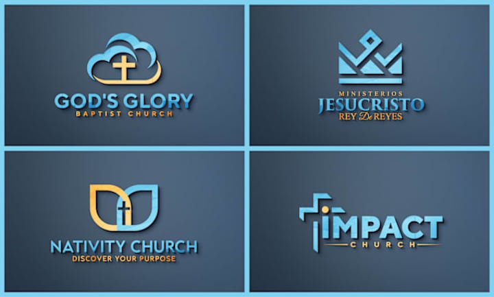 Cover image for I will create a modern and stunning church logo design