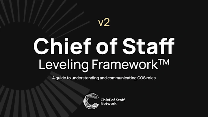 Cover image for Chief Of Staff Network Community Website