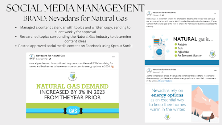 Cover image for Social Media Management for Energy Group