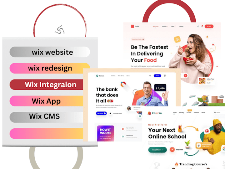 Cover image for wix website design, wix website redesign, wix app, wix seo, wix 