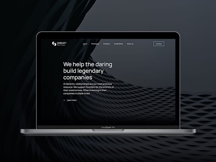 Cover image for Serenity Return Capital Landing Page