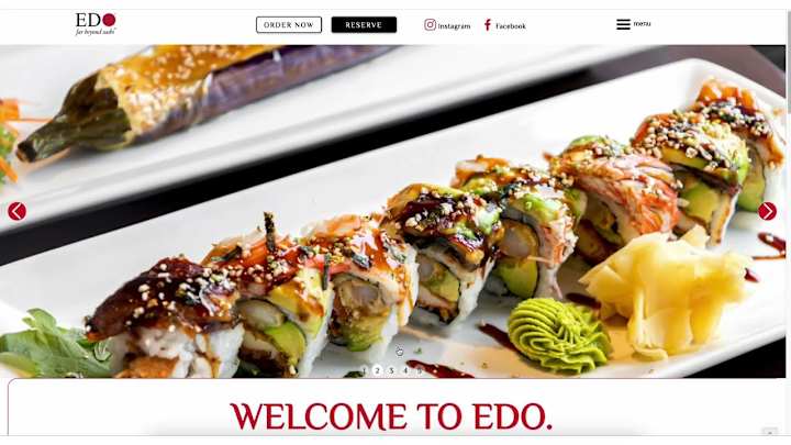Cover image for Edo website in Webflow