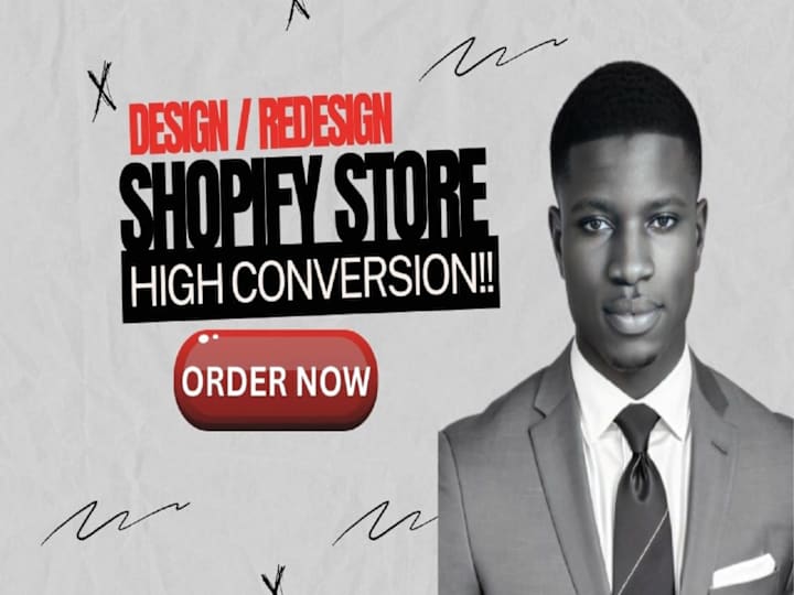 Cover image for I will do shopify website design,create shopify store or website