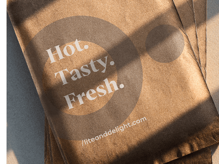 Cover image for Lite and Delight > Coffee Shop Branding, Logo & Packaging