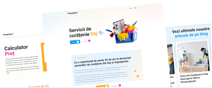 Cover image for Serviciicuratenidej.ro - Cleaning Services (SEO + Web dev.)