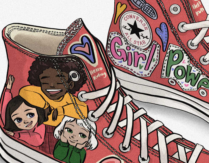 Cover image for Girl Power sneakers!