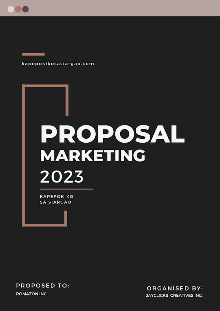 Cover image for Digital Marketing Proposal