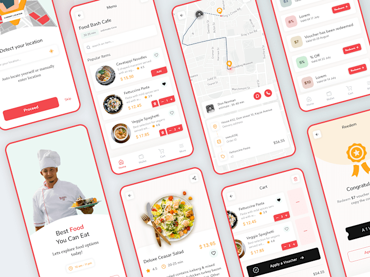 Cover image for Food Delivery App Design