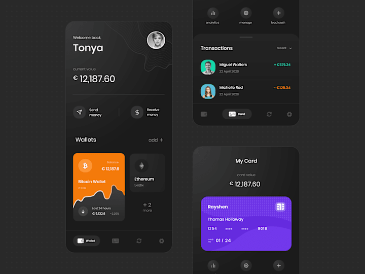 Cover image for Rayshen | Crypto Wallet App