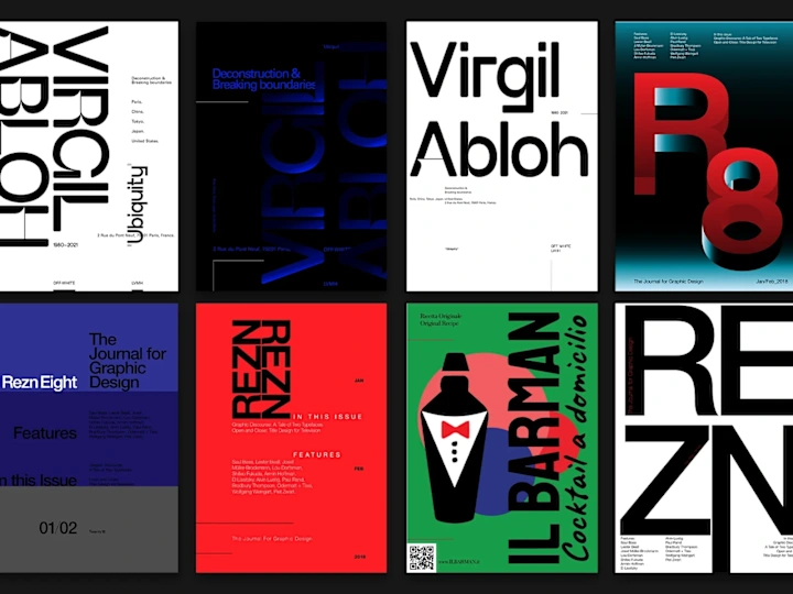 Cover image for Sleek & Minimal Typographic Posters