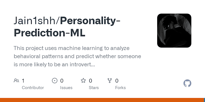 Cover image for Personality Prediction ML Model Development