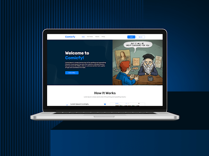 Cover image for Comicfy AI - AI Website Design