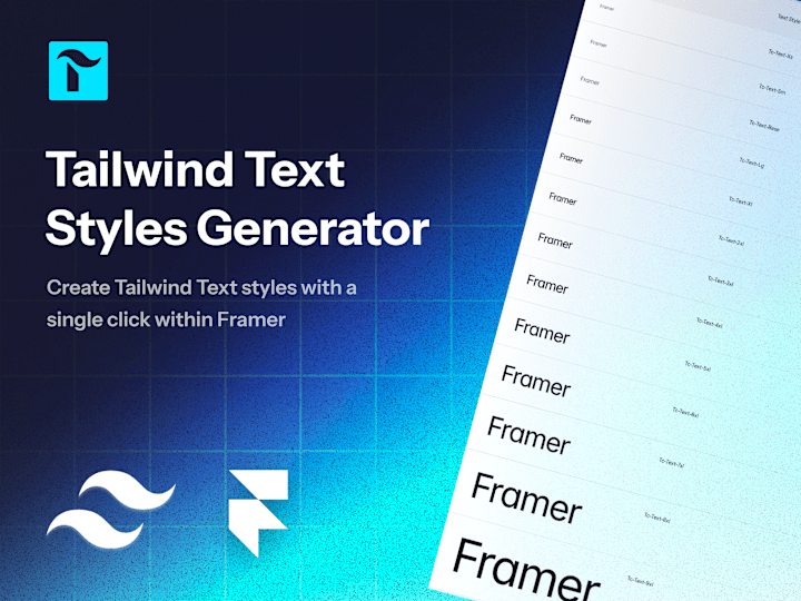 Cover image for Tailwind Text Styles Creator Plugin For Framer