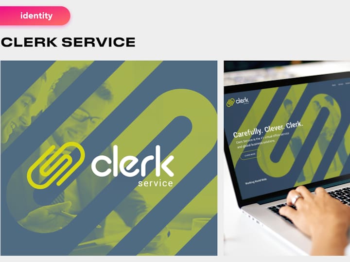 Cover image for Logo and Identity development for CLERK SERVICE