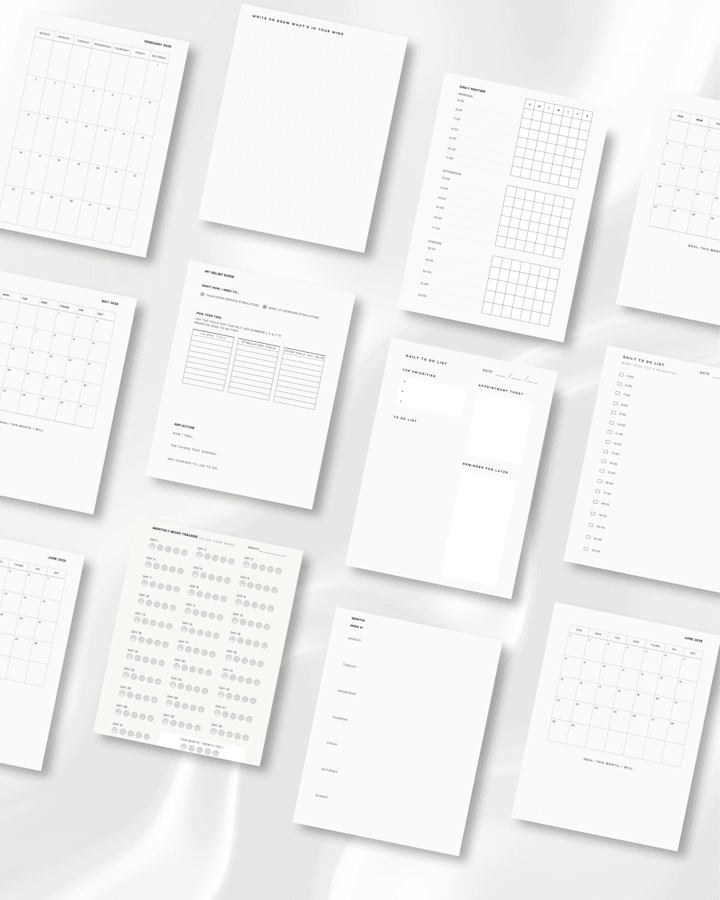 Cover image for Neurodivergent Friendly Planner Sheets