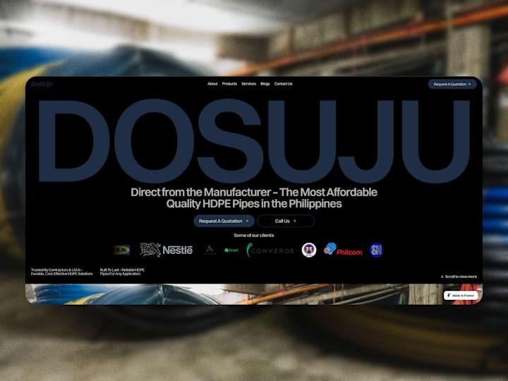 Cover image for Dosuju HDPE Pipes Philippines