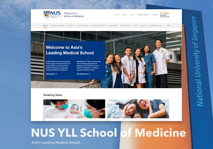 Cover image for NUS YLL School of Medicine: Website Revamp