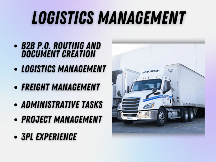 Cover image for Logistics Management