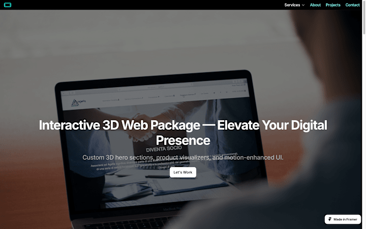 Cover image for Interactive 3D Web Package - Elevate Your Digital Presence