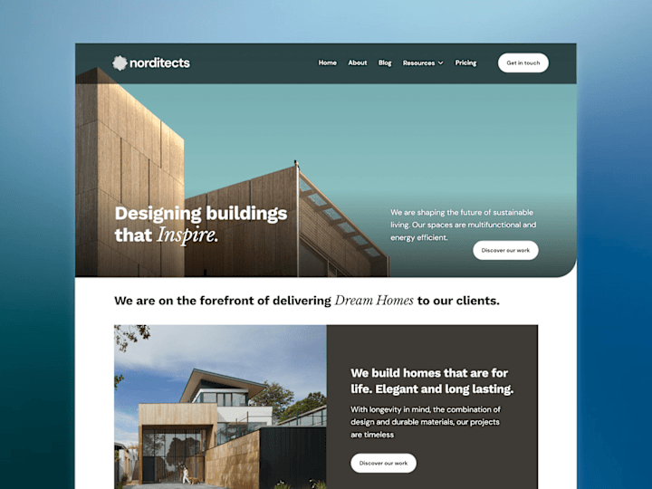 Cover image for Norditects - An Architecture Website